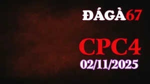 Phát lại đá gà 67 C4 Thomo hôm nay 02/11/2025
